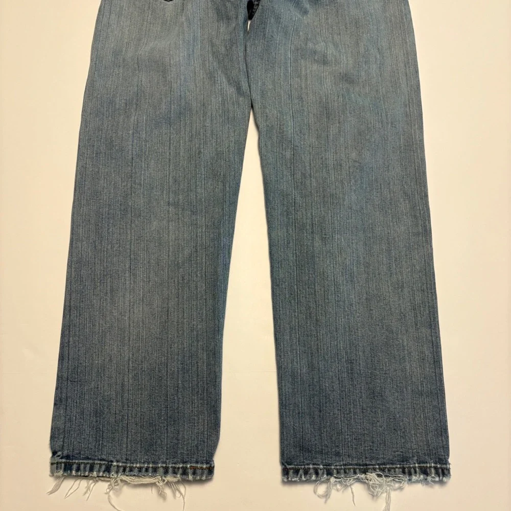 Levi's 559 Relaxed Straight Jeans Mens 34x30 Light Wash Blue Denim 100% Cotton